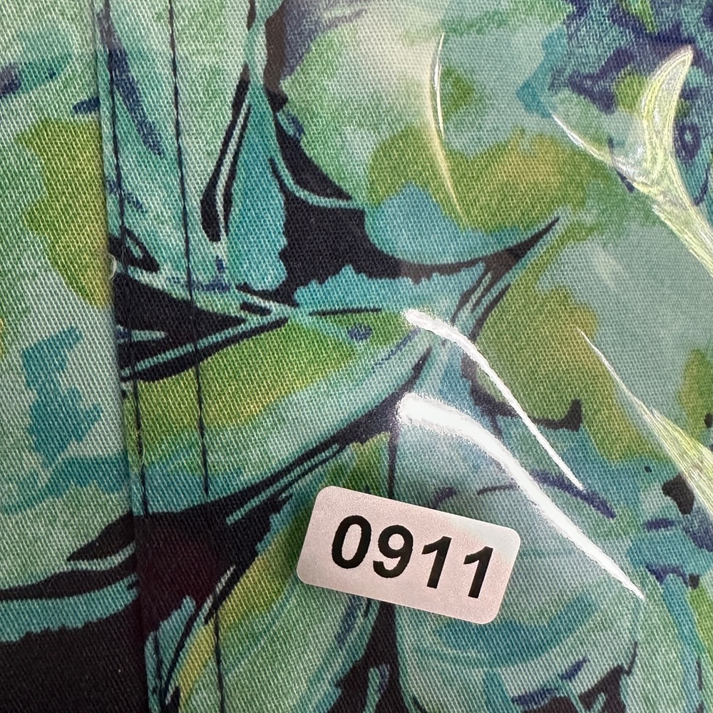 Liz & Me Floral Full zip Jacket in Blue and Green - Picture 8 of 8